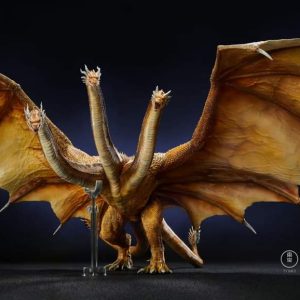 W-Dragon Monsterverse Godzilla king of Monster King Ghidorah licensed PVC statue