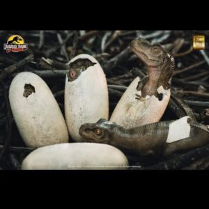 ECC Elite Creature Collectibles ECC T-Rex Hatchling set statue