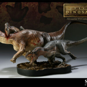 Sideshow Dinosauria Allosaurus vs Camarasaurus Maquette