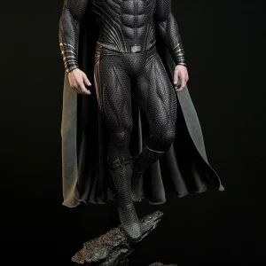 JND Studio Justice League Superman Black 1/3 scale Original Hyperreal Movie Statue with Additional Head Bust