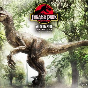 Prime 1 Studio Jurassic Park  Velociraptor Open mouth 1/6 scale Regular version Statue