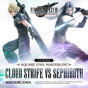 Prime 1 Studio Final Fantasy VII Rebirth Cloud Strife vs Sephiroth 1/4 scale statue