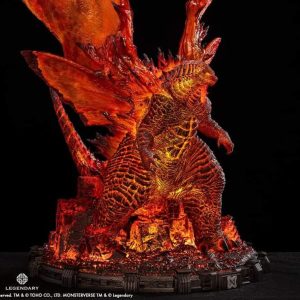 Spiral Studio Godzilla King Monster Film Burning Godzilla Statue